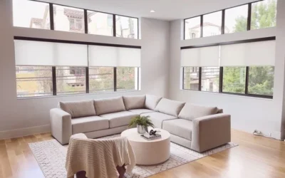 Living Room Window Treatments Edmonton East | Large Window Experts